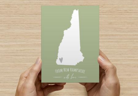 Custom state postcards!