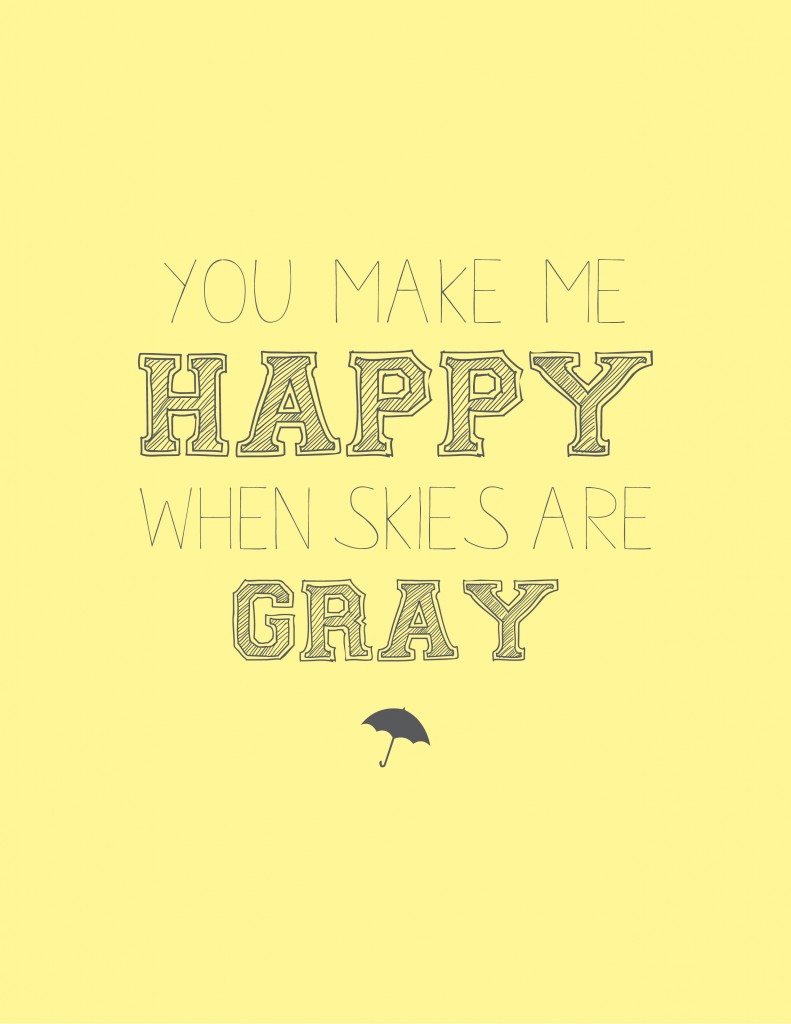 Yellow and Gray Typographic Art