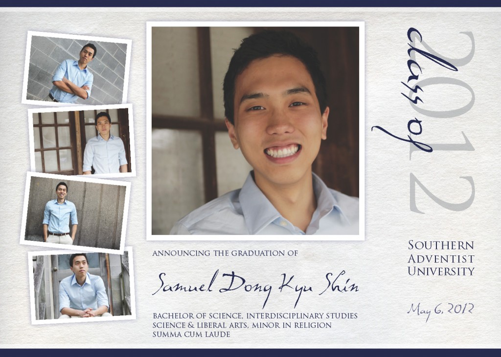 Sam Shin is Graduating!