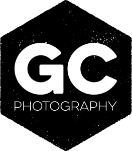 GC Photography Hexagon Logo - Black