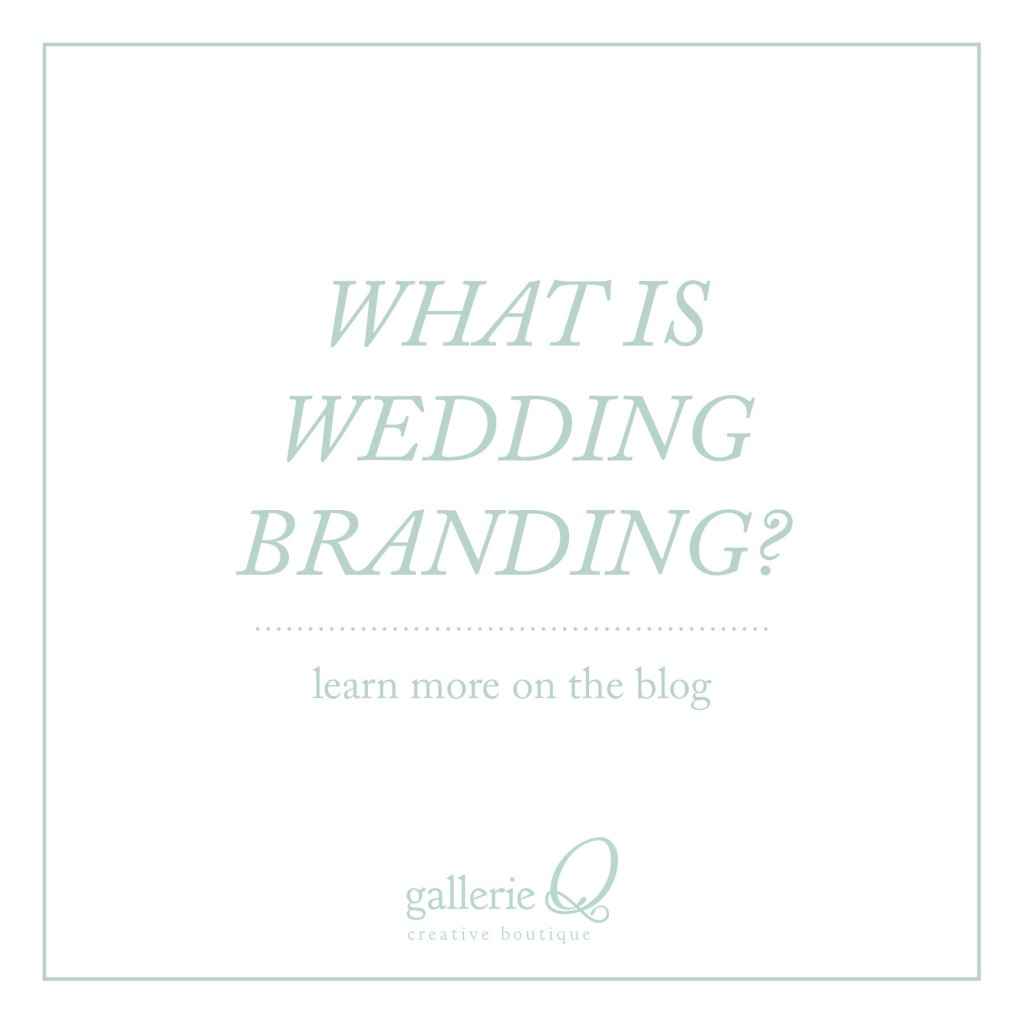 Gallerie Q Instagram - Wedding Branding